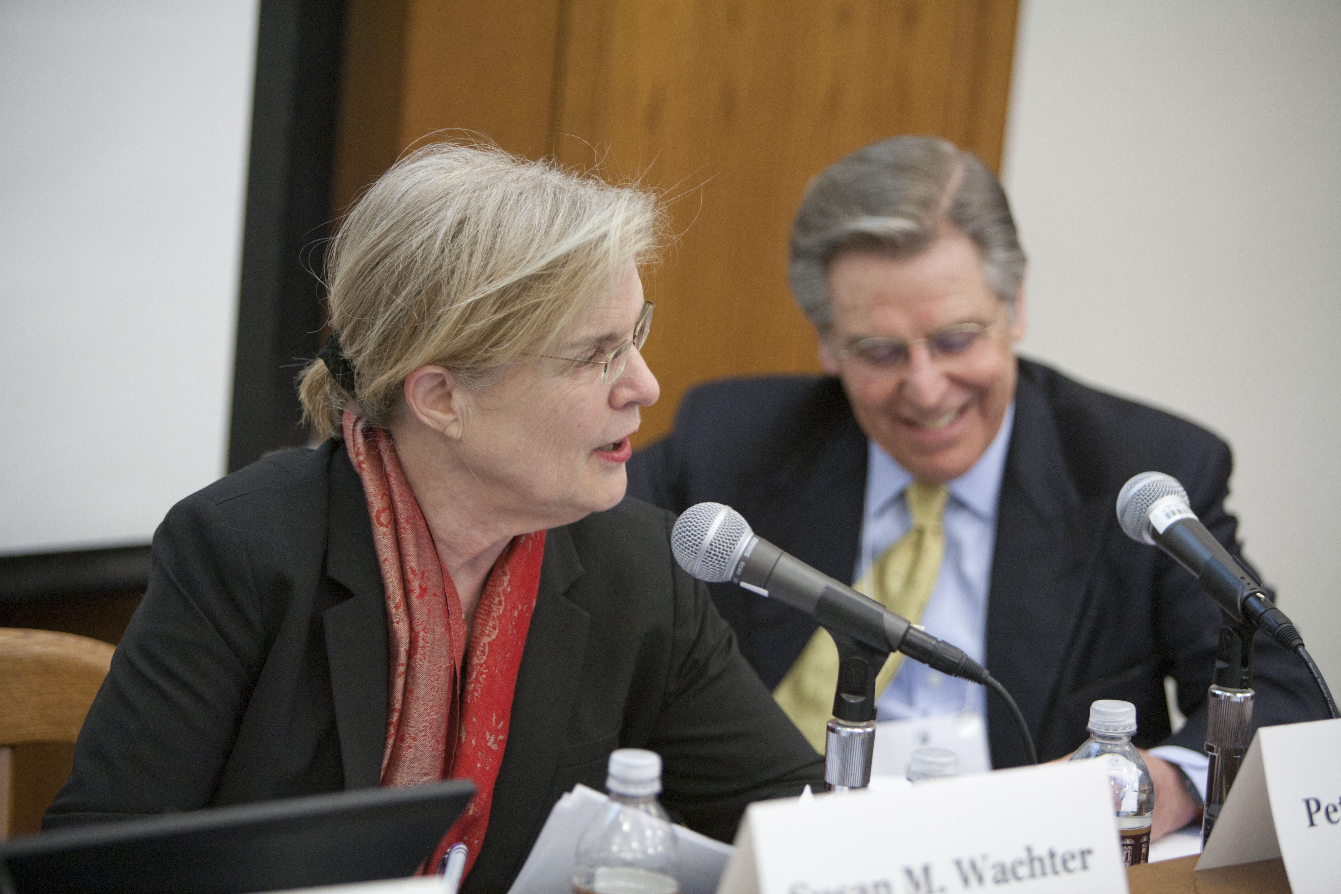 Wharton Prof. Susan Wachter and Peter Wallison