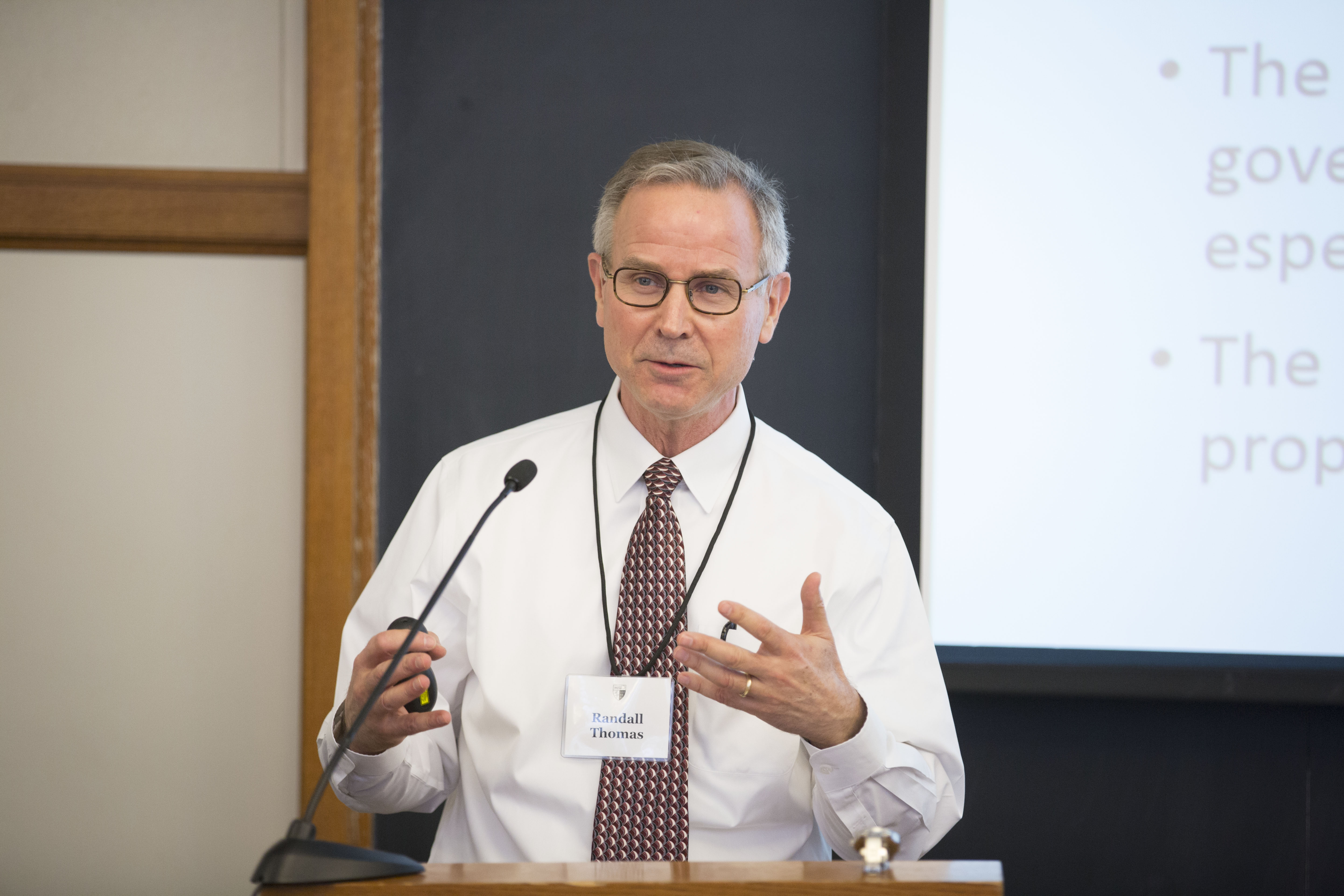 Vanderbilt Law Prof. Randall Thomas