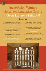 Fall 2008 schedule