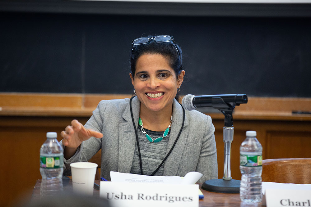 U. of Georgia Law Prof. Usha Rodrigues presenting