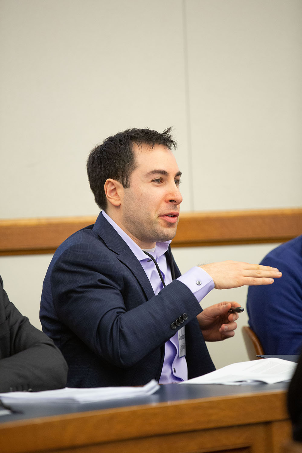 Georgetown Law Prof. Jonathan Zytnick &#039;11 asking a question