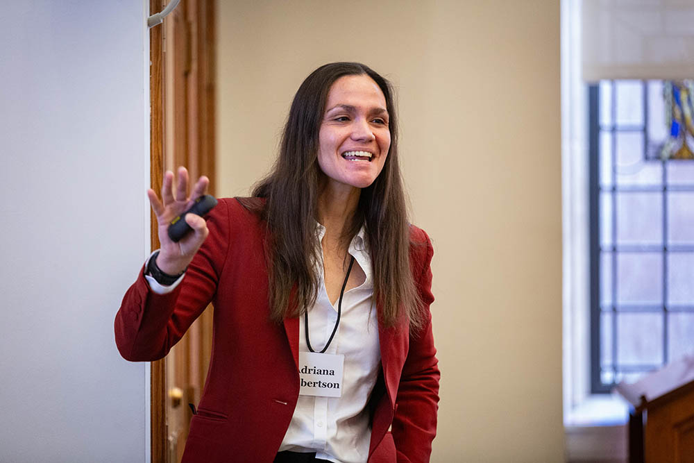 U. Chicago Law Prof. Adriana Robertson (J.D. ’15/Ph.D. ’17) commenting